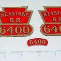 Keystone Ride On #6400 Locomotive Sticker Set Main Image