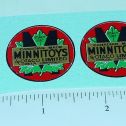 Pair Otaco Minnitoys Round Logo Replacement Stickers Main Image