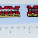 Pair Slik Toy Minneapolis Moline Implement Logo Stickers Main Image