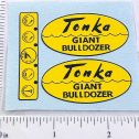 Tonka Giant Bulldozer Script Style Replacement Sticker Set Main Image