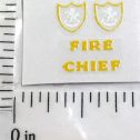 Matchbox 59C Ford Galaxie Fire Chief Sticker Set Main Image