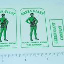Tonka Green Giant Stake Delivery Truck Stickers Main Image