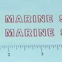 Pair Tonka Marine Service Semi Sticker Set Main Image