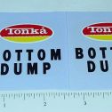 Pair Tonka Bottom Dump Trailer Sticker Set Main Image