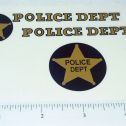 Nylint Ford Bronco Police Dept Sticker Set Main Image