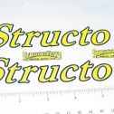 Pair Structo 66 Toyland Oil Tanker Truck Stickers Main Image