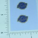 Pair Navy/Gold Arcade Toys Vehicle Stickers Main Image