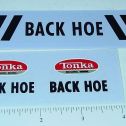 Tonka Backhoe Construction Truck Sticker Set Main Image