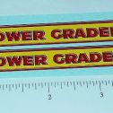 Pair Marx Lumar Power Grader Replacement Sticker Set Main Image