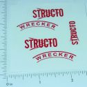 Structo Scout Wrecker Tow Truck Sticker Set Main Image