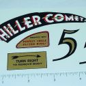 Hiller Comet Tether Car Replacement Sticker Set Main Image