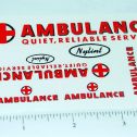 Nylint Ford Econoline Van Ambulance Sticker Set Main Image