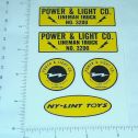 Nylint Power & Light Lineman Truck Stickers Main Image
