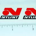 Pair Nylint Red/Black Late 60's Logo Stickers NY-019R Main Image