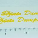 Pair Structo Dumper Dump Truck Stickers Main Image