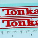 Pair Tonka Recent Rectangle Logo Stickers Main Image