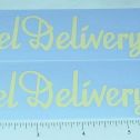 Pair Tonka Parcel Delivery Metro Van Sticker Set Main Image