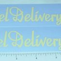 Pair Tonka Parcel Delivery Metro Van Sticker Set Main Image