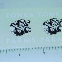 Pair Tonka 1960 Farms Stake Truck Stickers Main Image