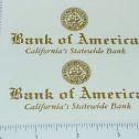 Pair Smith Miller Bank of America Truck Stickers Main Image