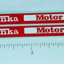 Pair Mini Tonka Motor Mover Car Hauler Sticker Set Main Image