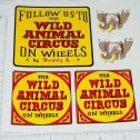 Buddy L Wild Animal Circus Semi Truck Sticker Set Main Image
