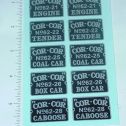 Cor Cor Toys Floor Train Sticker Set Main Image