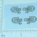 Nylint Ford Bronco Fire Chief Vehicle Set of 2 Stickers Main Image