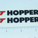 Pair Nylint Hopper Dumper Trailer Sticker Set Main Image
