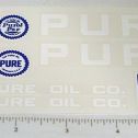 Metalcraft Pure Oil Tanker Truck Sticker Set Main Image