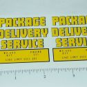 Pair Structo Package Delivery Truck Stickers Main Image