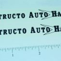 Pair Structo Auto Haul Transporter Stickers Main Image