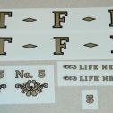 Tonka 1957 TFD Fire Ladder Truck Sticker Set Main Image