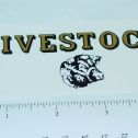 Tonka 1958-Newer Livestock Semi Trailer Sticker Main Image