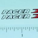 Mini Tonka AMC Pacer Car Sticker Set Main Image