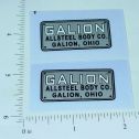 Pair All American Galion Dump Truck Sticker Set Main Image