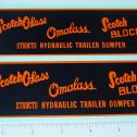 Pair Structo Dumper Trailer Semi - Omalass Stickers Main Image