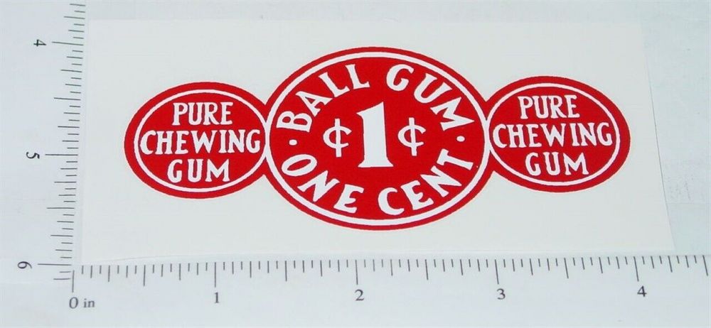 Bubble Gum Machine Vinyl Sticker by EverythingSmells