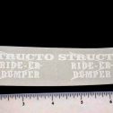 Pair Structo Rider Dumper Dump Truck Toy Replacement Stickers Main Image