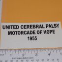 Tonka United Cerebral Palsy Allied Van Line Roof Replacement Sticker Main Image