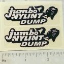 Pair Nylint Jumbo Dump Truck Replacement Sticker Set Main Image