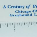 Arcade Cast Iron 1934 Chicago Century of Progress Toy Sticker Main Image