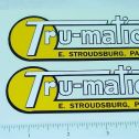 Pair Tru Matic Ride On Toys (Pennsylvania) Stickers Main Image