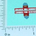 Superfast Matchbox #35 Fire Engine Sticker Set Main Image
