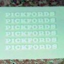 Matchbox Pickfords 200 Ton Transporter Stickers Main Image