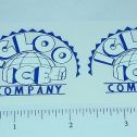 Marx/Wyandotte Igloo Ice Truck Sticker Pair Main Image