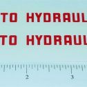 Pair Structo Hydraulic Dump Truck Stickers Main Image