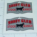 Wyandotte Shady Glen Stock Ranch Sticker Pair Main Image