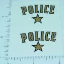 Pair Saunders Police Car Replacement Sticker Set Main Image