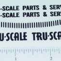 Tru Scale Parts & Service Truck Sticker Set Main Image